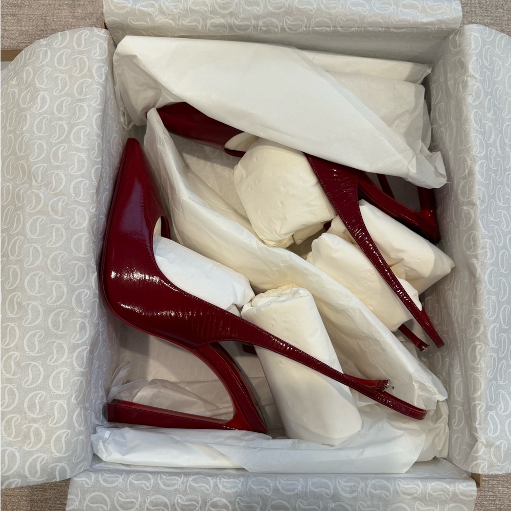Christian Louboutin Red Patent Leather Heels